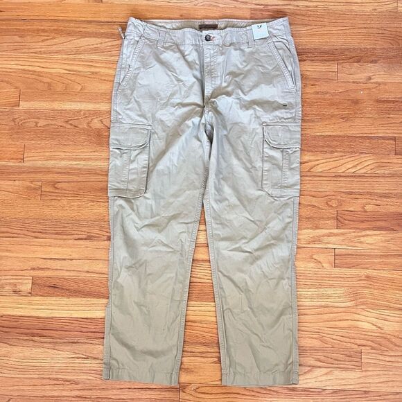 Outdoor Life Tan Cotton Cargo Pants | 40 x 32 - Picture 1 of 6